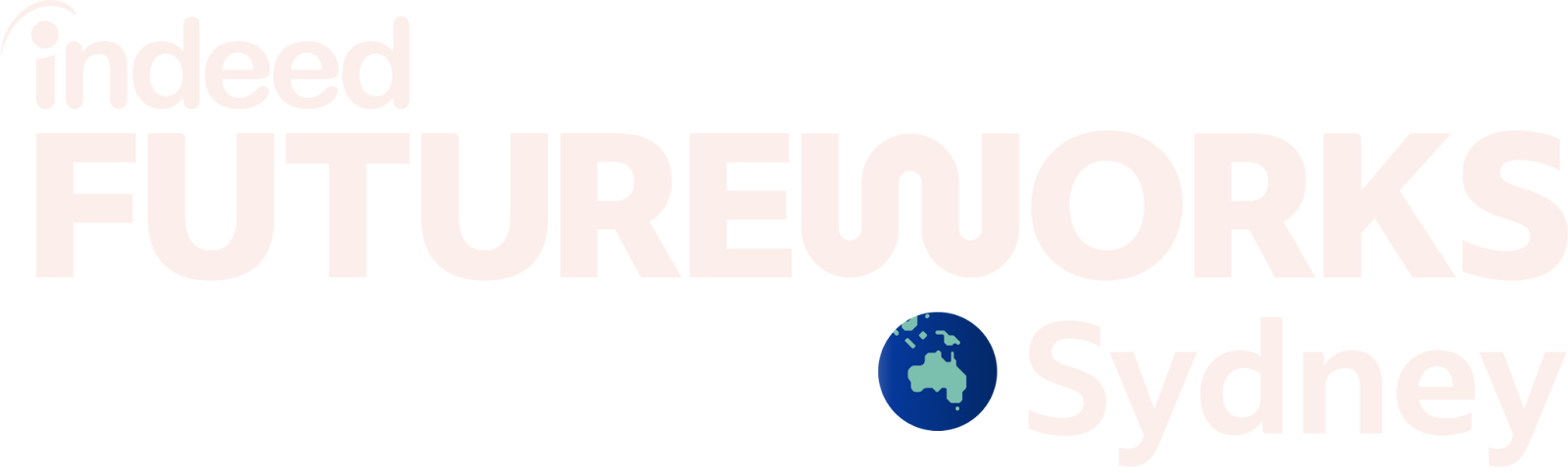 Indeed FutureWorks Sydney logo with globe icon