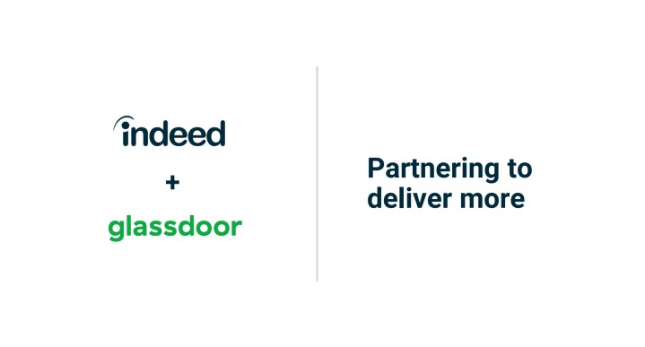 Glassdoor and Indeed Logo | Partnering to Deliver More