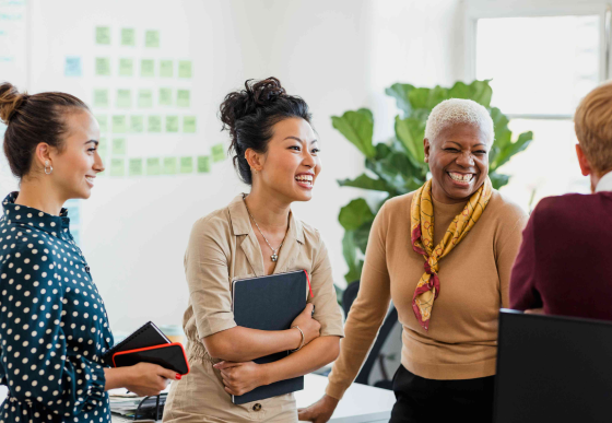 Group of women laughing